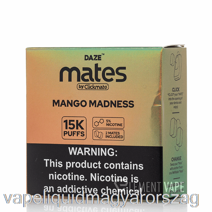 7 Daze Mate Hüvelyes Mango Madness Vape Toll